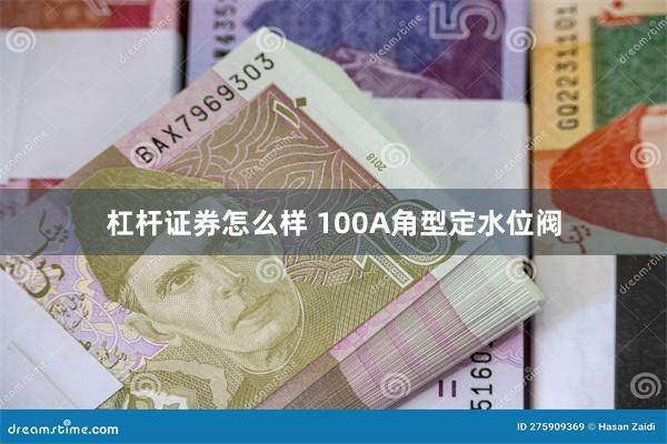 杠杆证券怎么样 100A角型定水位阀