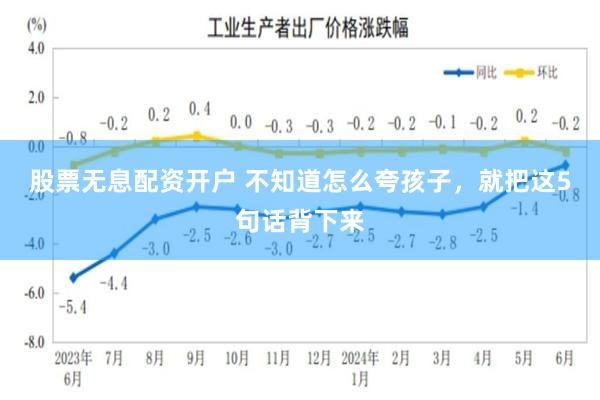 股票无息配资开户 不知道怎么夸孩子，就把这5句话背下来