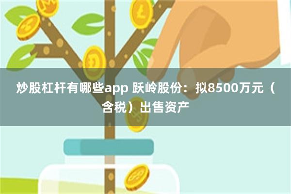 炒股杠杆有哪些app 跃岭股份：拟8500万元（含税）出售资产