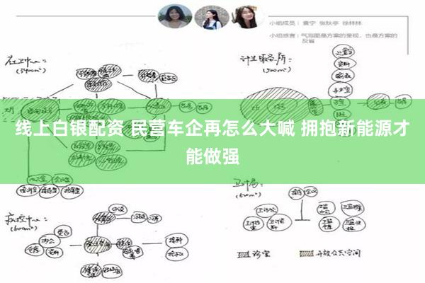 线上白银配资 民营车企再怎么大喊 拥抱新能源才能做强